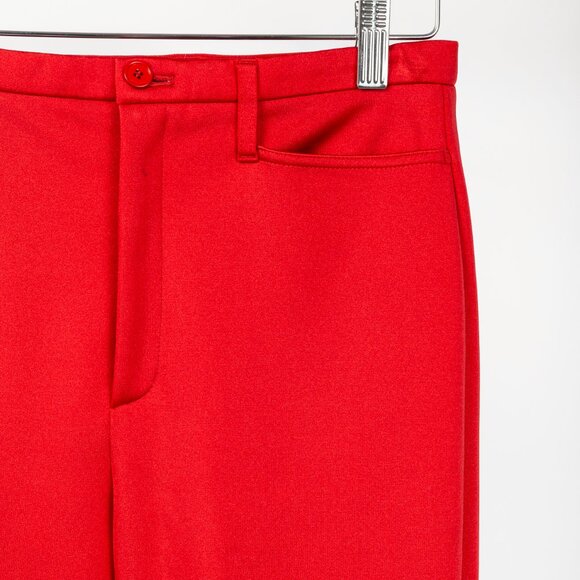 Balenciaga Red High-Waisted Skinny Pants - Picture 4 of 12